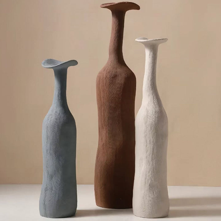 Natürliche Töne Morandi Keramik-Vase