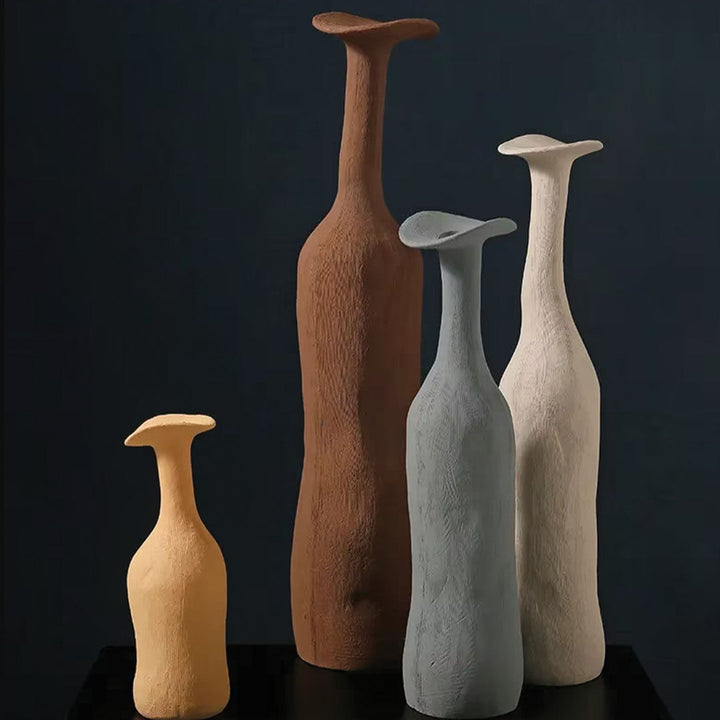 Natürliche Töne Morandi Keramik-Vase