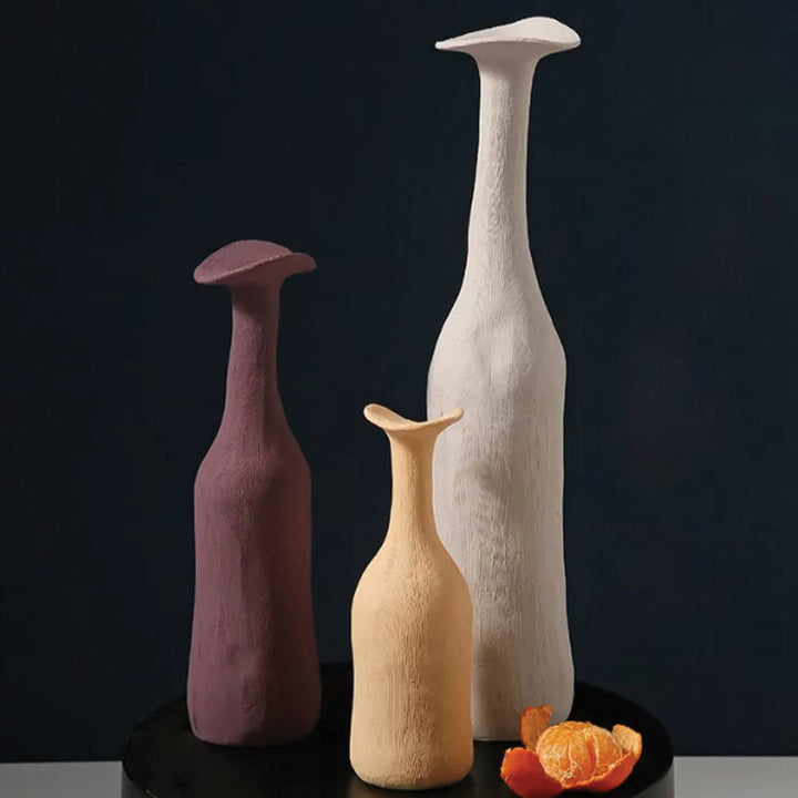 Natürliche Töne Morandi Keramik-Vase