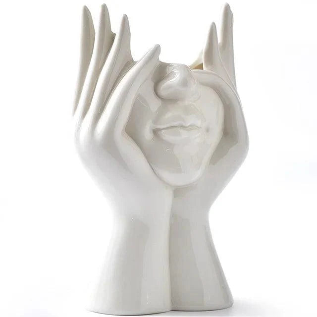 Elegante Kunstkeramik-Vasen