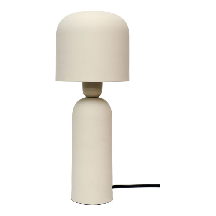 Moderne Tischlampe aus Eisen mit warmem Licht