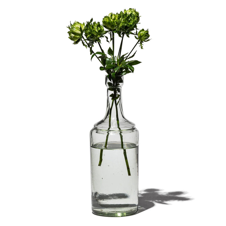 Recycelte Glasvase mit einzigartigem Design für stilvolle Deko