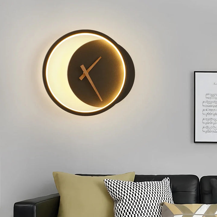Wandleuchte mit Uhr für Küche – Stilvolle LED-Beleuchtung