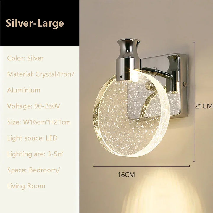 Wandleuchte Silber Innen – Moderne LED Lampe für elegantes Licht