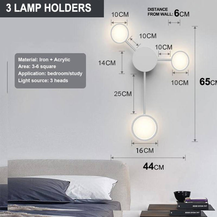 Moderne LED Wandleuchte flach für stilvolle Innenbeleuchtung