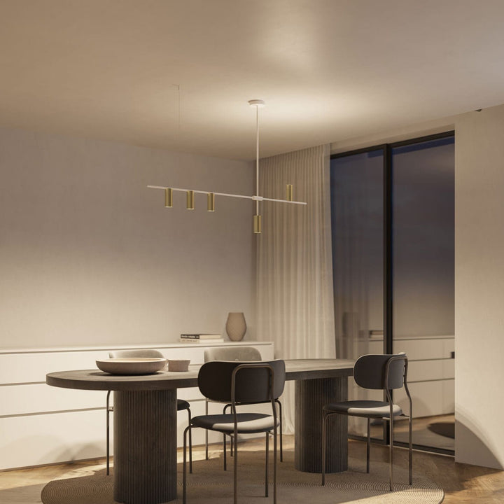 Moderne Designer Deckenleuchte aus Aluminium – LumoLight