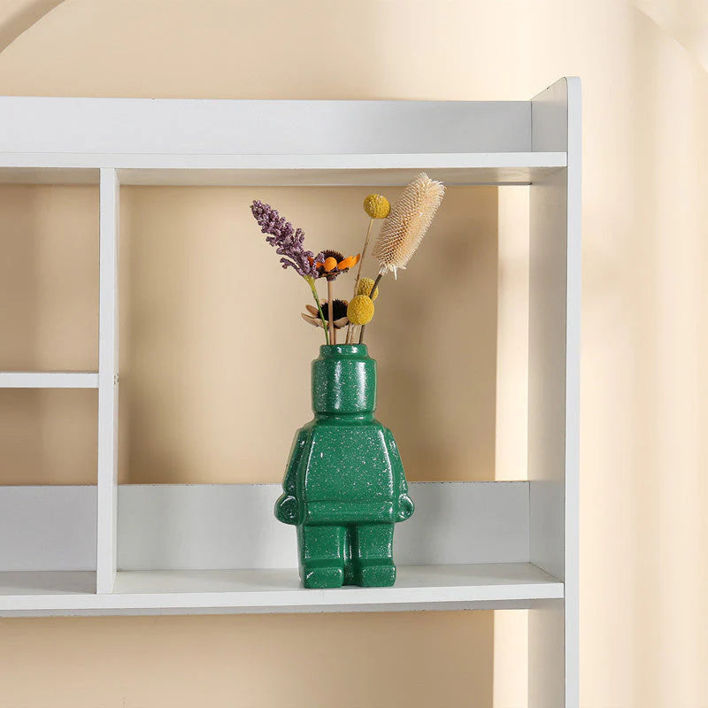Keramik-Baustein-Vasen für Blumen und Deko