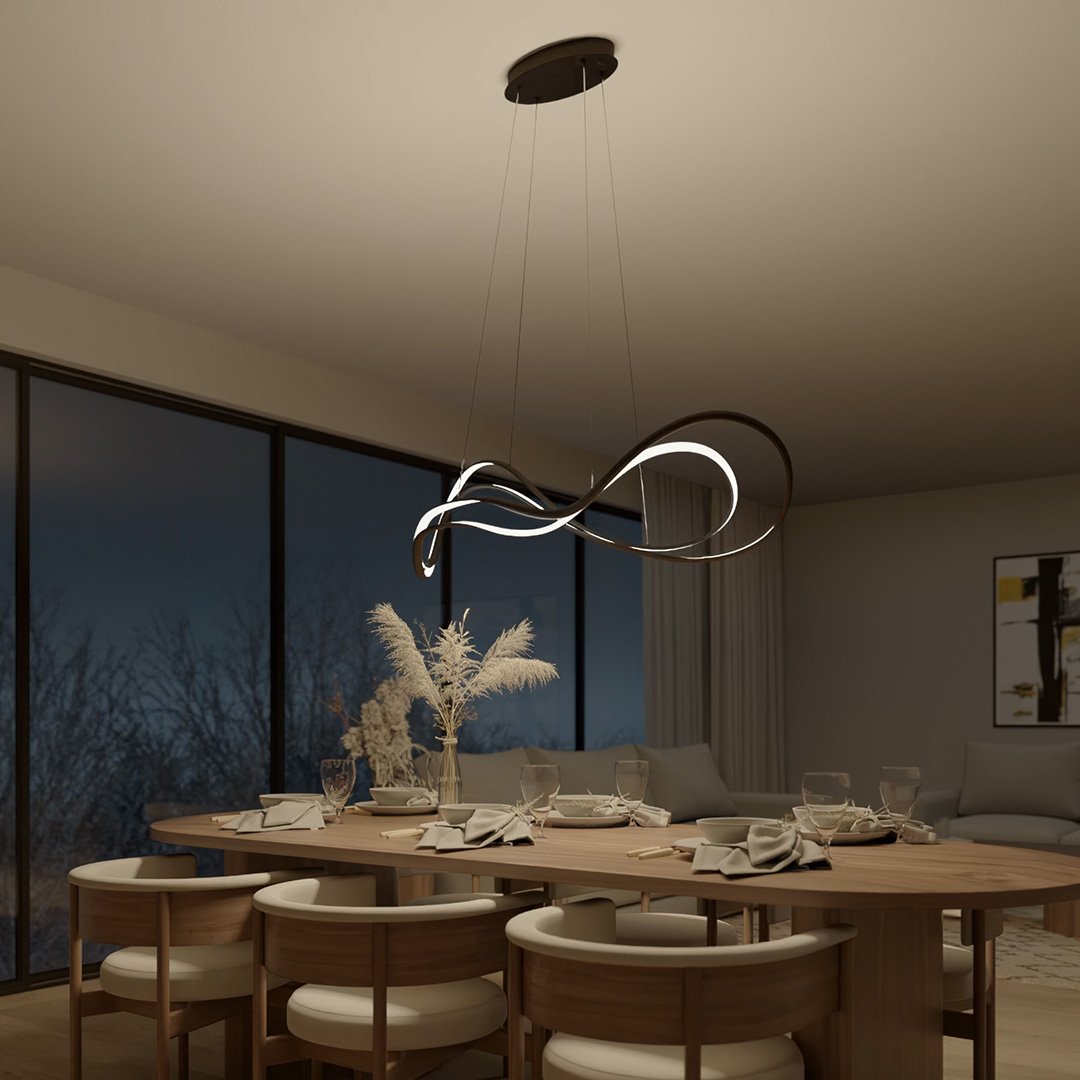 Modern LED Pendelleuchte mit Dimmbarkeit – Luxora