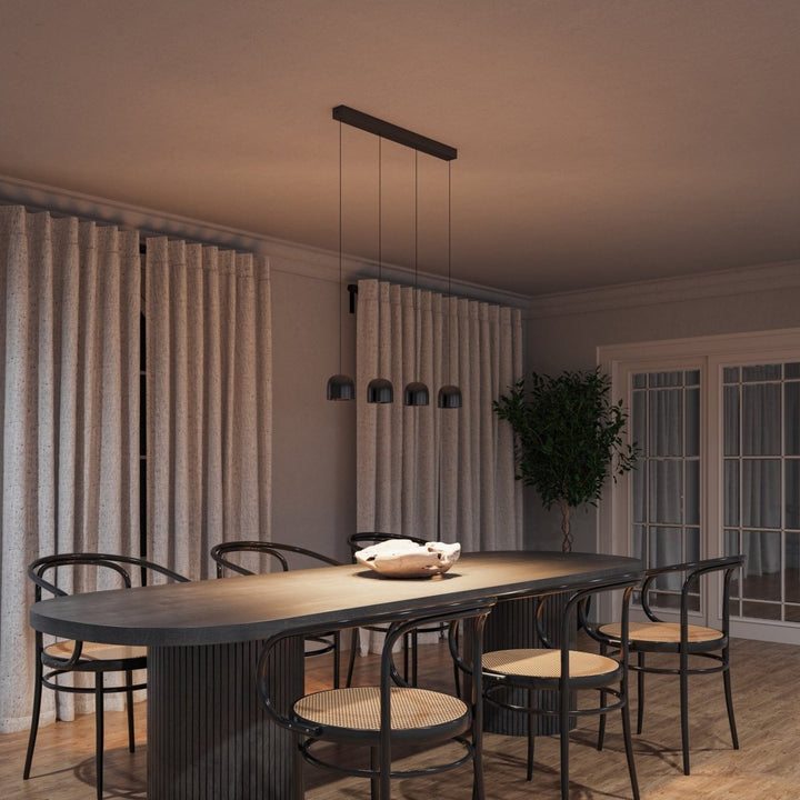 Moderne LED Pendelleuchte aus Aluminium für Eleganz