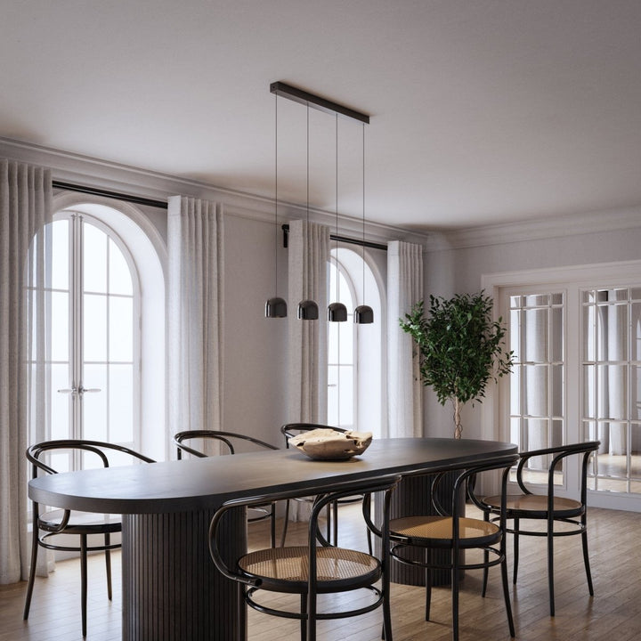 Moderne LED Pendelleuchte aus Aluminium für Eleganz