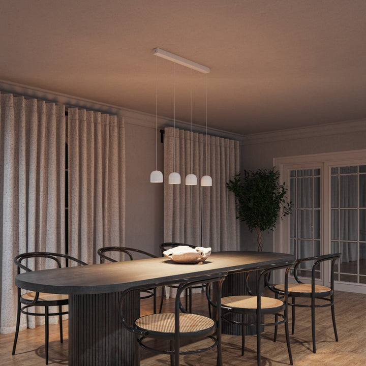 Moderne LED Pendelleuchte aus Aluminium für Eleganz