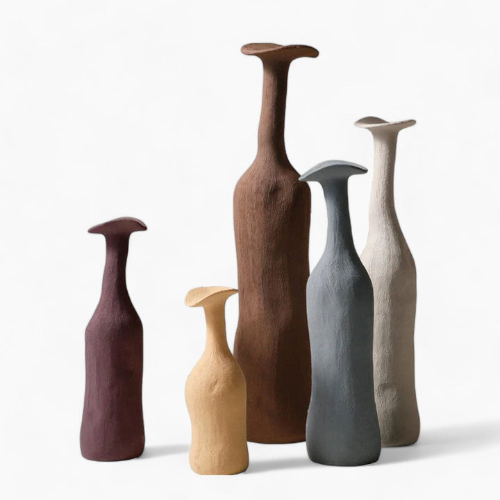 Natürliche Töne Morandi Keramik-Vase